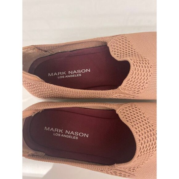 Mark Nason Los Angeles Women Blush On-Point Slip-On Knit Sneakers Size 9.5 - Picture 7 of 10